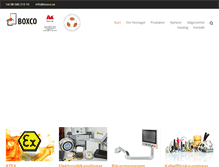 Tablet Screenshot of boxco.se