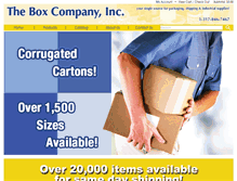 Tablet Screenshot of boxco.com